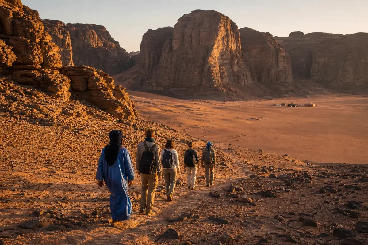 Circuit organisé dans le Sahara algérien