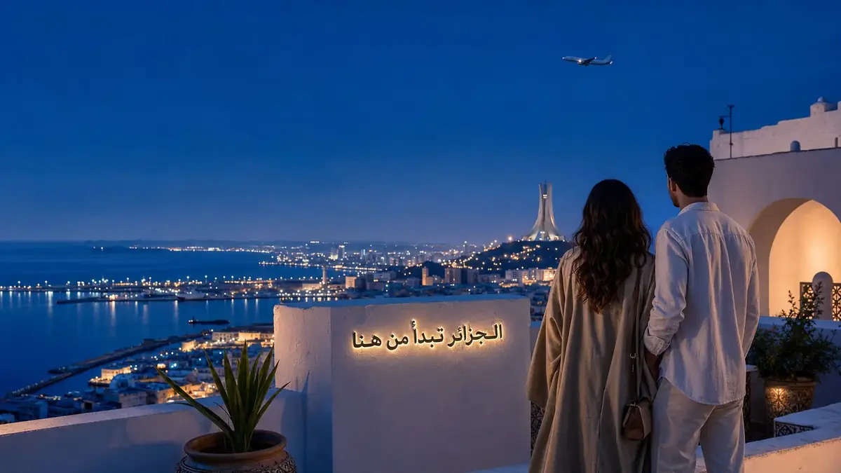 La baie d’Alger vue des hauteurs